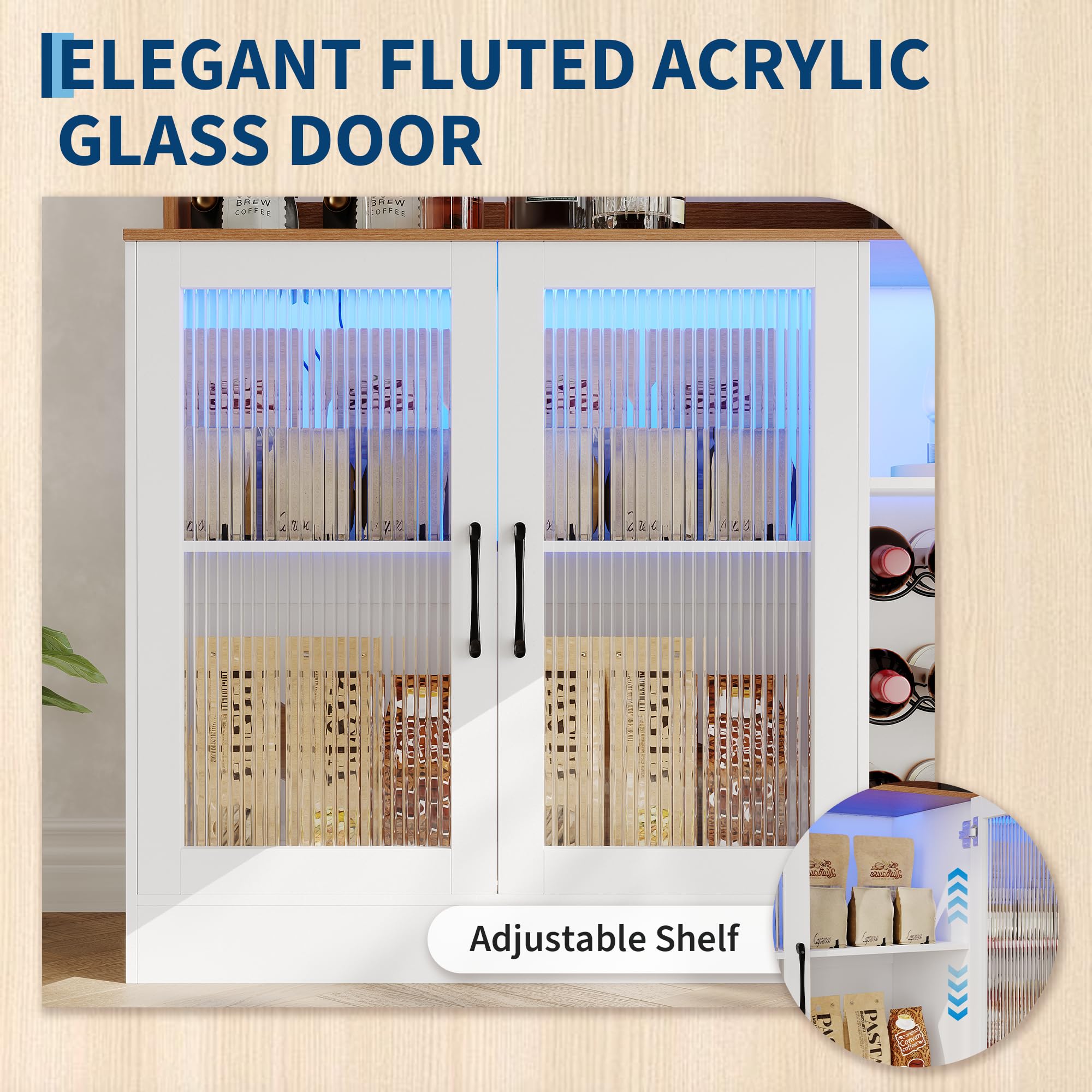 خزانة بار للنبيذ مزودة بإضاءة  - مراجعة Home Bar Setup وسعره