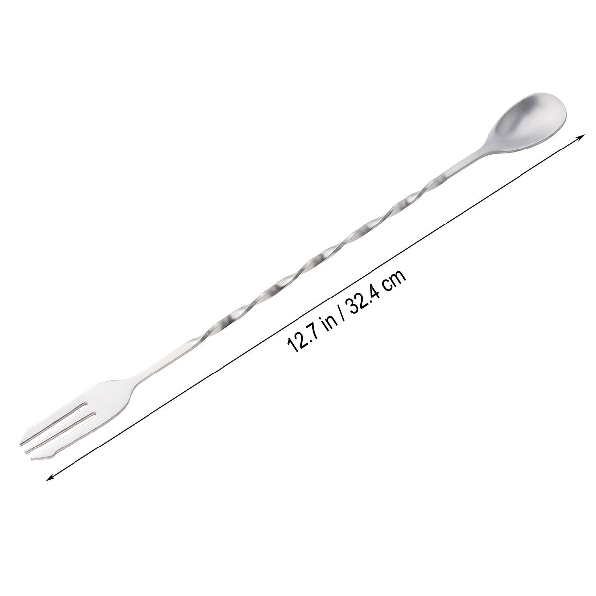شوكة خلط الكوكتيل من الفولاذ ا - مراجعة Bar Spoon Twisted وسعره