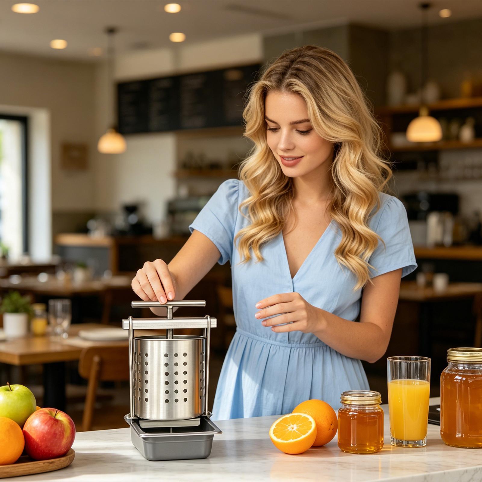 عصارة فواكه يدوية من الفولاذ ا - مراجعة Citrus Juicer Bar وسعره