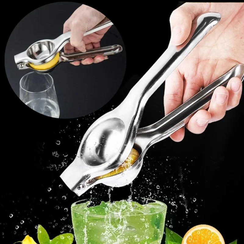 عصارة ليمون يدوية من الفولاذ ا - مراجعة Citrus Juicer Bar وسعره