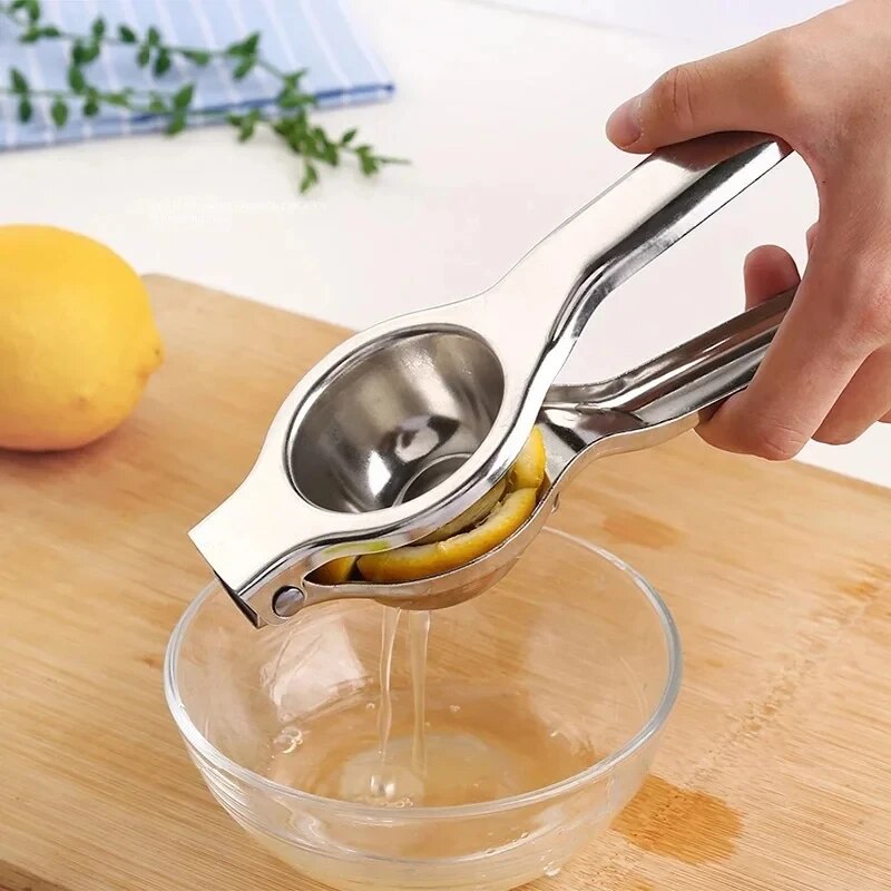 عصارة ليمون يدوية من الفولاذ ا - مراجعة Citrus Juicer Bar وسعره