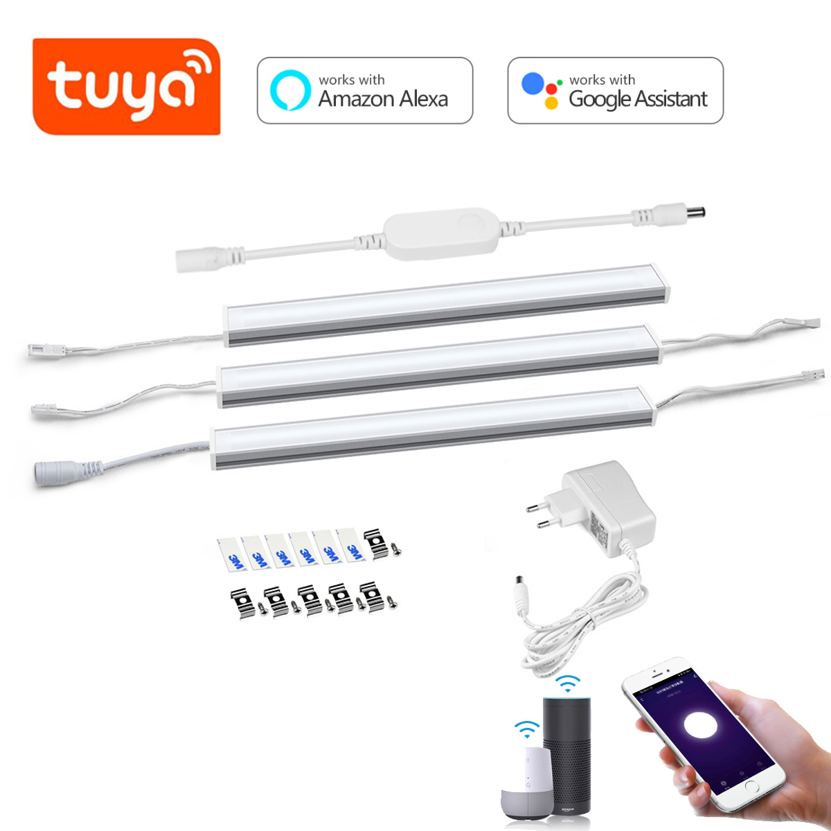طقم إضاءة LED ذكي من الألومنيو - مراجعة Home Bargains وسعره