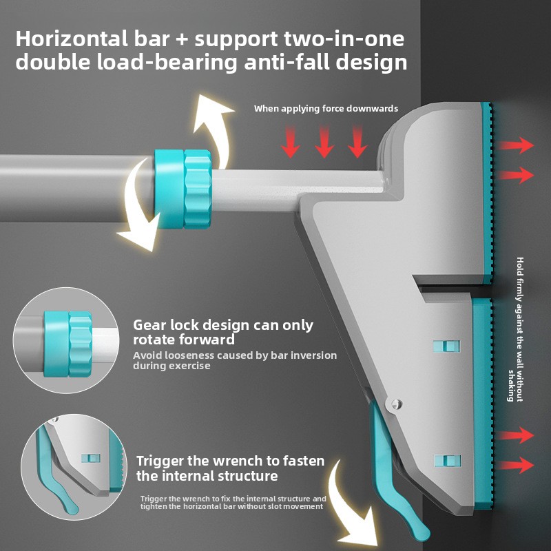 إطار باب بدون حفر، قضيب سحب لأ - مراجعة Home Bar And Gym وسعره