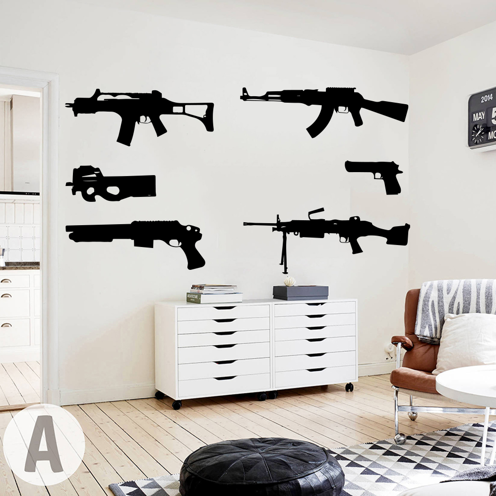 مجموعة من 6 بنادق جدار صائق غر - مراجعة Smoking Gun Kit وسعره
