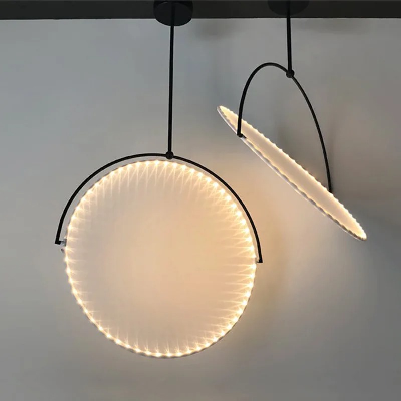 مصباح معلق LED فني من القماش ب - مراجعة Home Bar And Counter وسعره