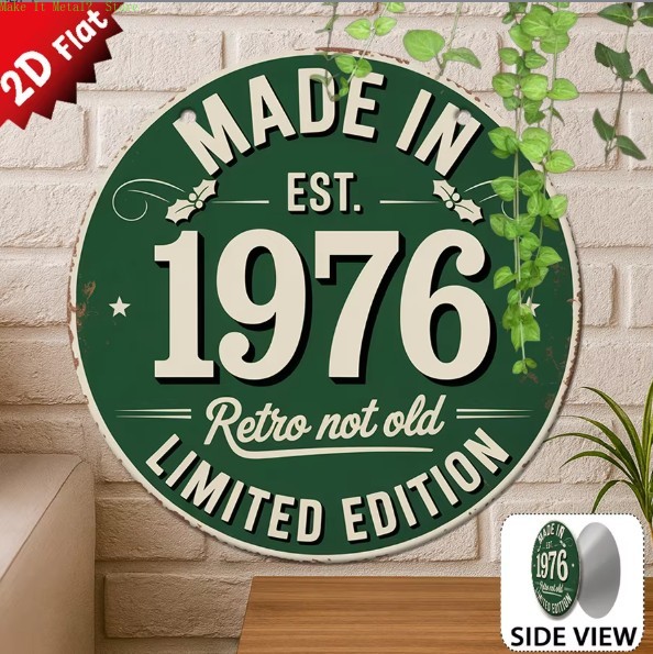 لافتة معدنية مستديرة مسطحة ثنا - مراجعة Home Bar Cafe وسعره